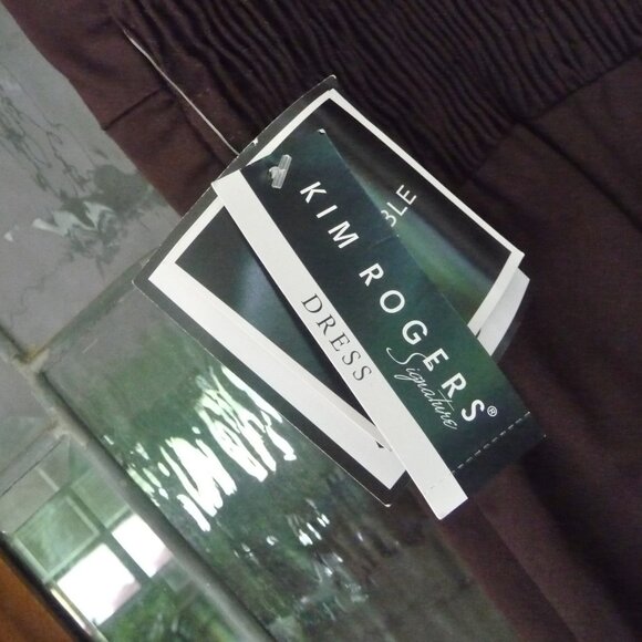 BROWN SUNDRESS WITH BUILT IN BRA SIZE 10 - Picture 7 of 11